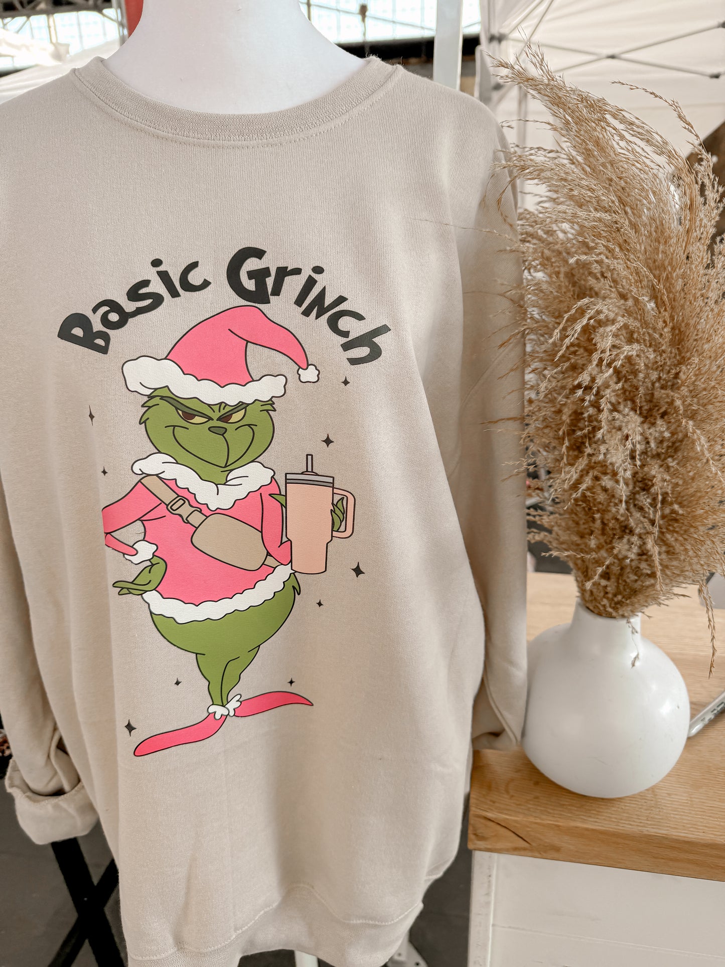 Basic Grinch crewneck