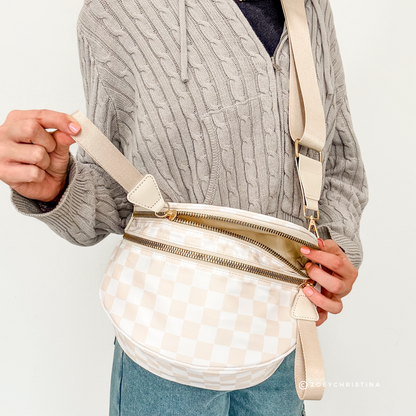 Crossbody Zipper Bag – 6 Colors, Removable Strap, Stylish