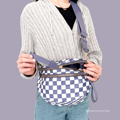 Crossbody Zipper Bag – 6 Colors, Removable Strap, Stylish