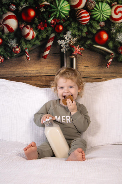 Merry Graphic Organic Cotton 2pc Jogger Set