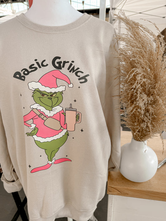 Basic Grinch crewneck