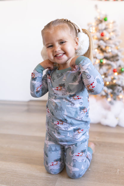 Cruisin' to Christmas 2pc Bamboo Pajamas *12-18m left