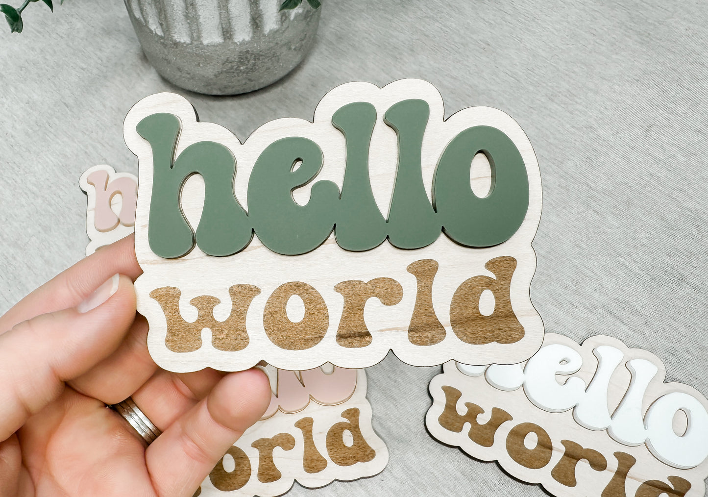 Hello Word baby Sign