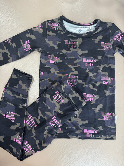 Camo Mama's Girl 2 Piece Bamboo Pj's