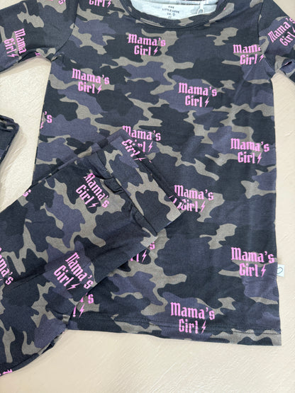 Camo Mama's Girl 2 Piece Bamboo Pj's