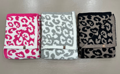 Kids Leopard Luxury Blanket