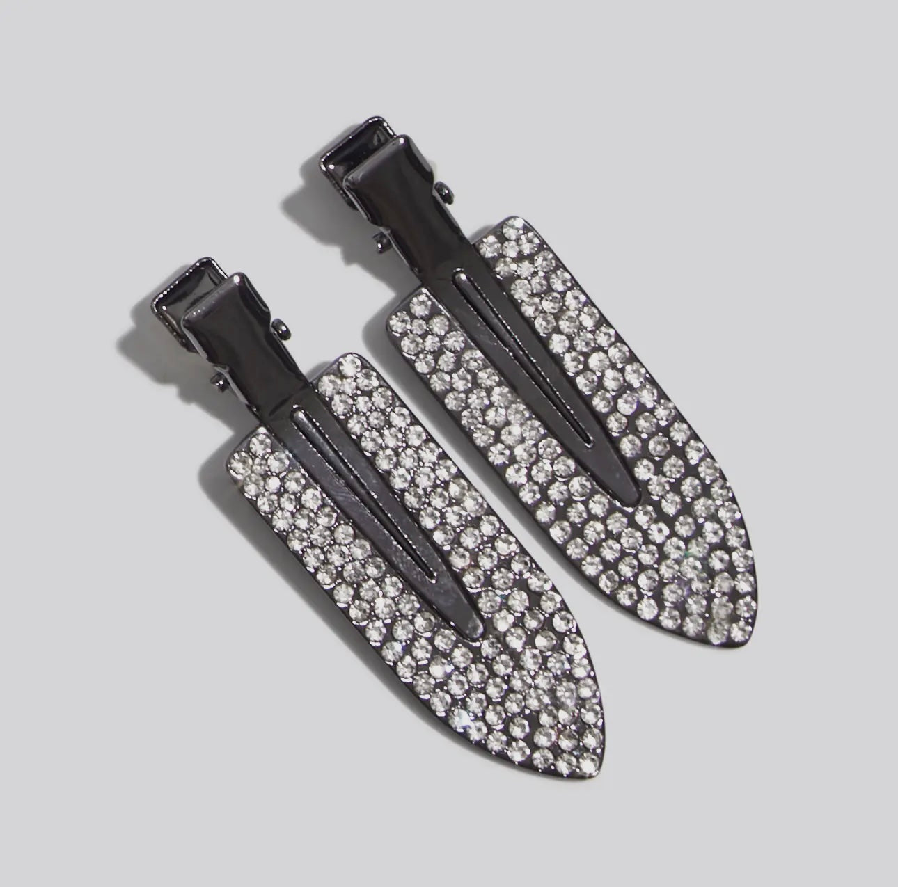 Metal Rhinestone Creaseless Clips